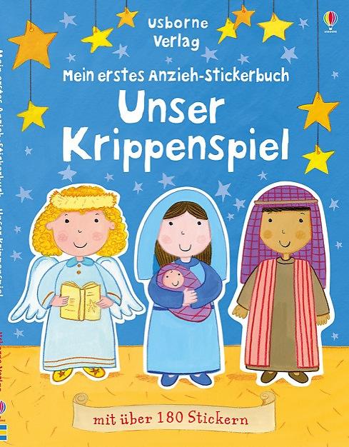 Cover-Bild Mein erstes Anzieh-Stickerbuch: Unser Krippenspiel