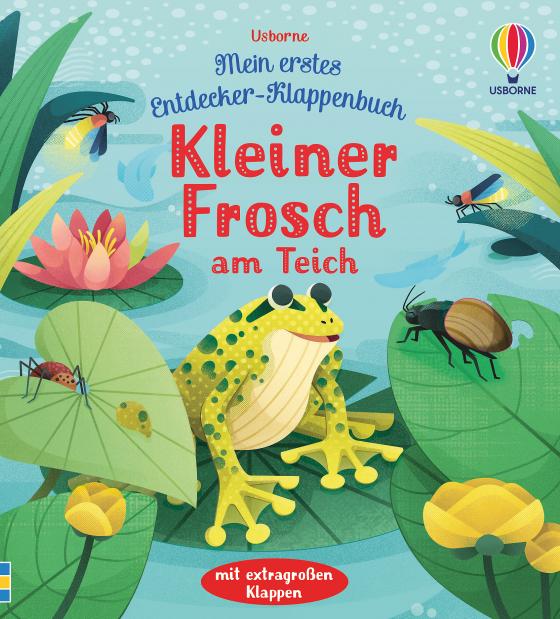 Cover-Bild Mein erstes Entdecker-Klappenbuch: Kleiner Frosch am Teich