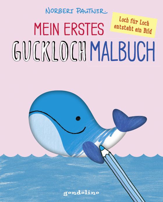 Cover-Bild Mein erstes Guckloch-Malbuch (Wal)