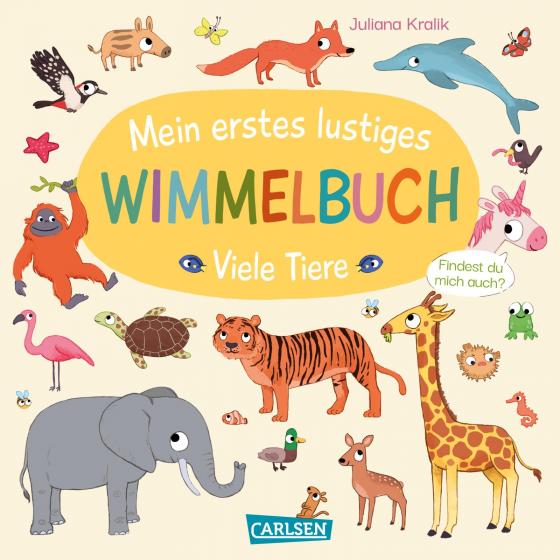 Cover-Bild Mein erstes lustiges Wimmelbuch: Viele Tiere