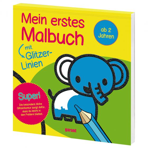 Cover-Bild Mein erstes Malbuch mit Glitzer - Elefant