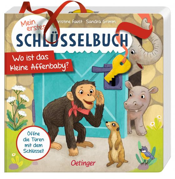 Cover-Bild Mein erstes Schlüsselbuch. Wo ist das kleine Affenbaby?