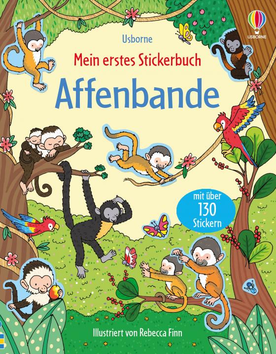 Cover-Bild Mein erstes Stickerbuch: Affenbande