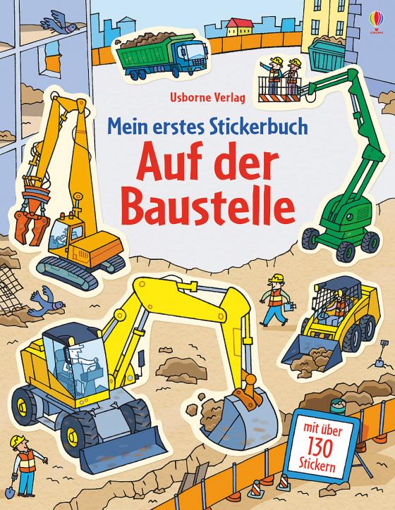 Cover-Bild Mein erstes Stickerbuch: Auf der Baustelle