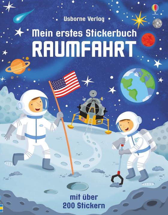 Cover-Bild Mein erstes Stickerbuch: Raumfahrt