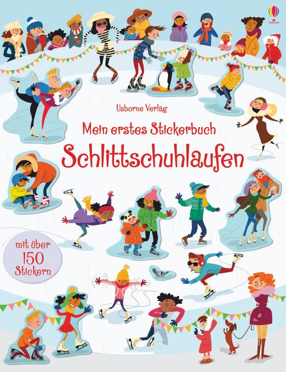 Cover-Bild Mein erstes Stickerbuch: Schlittschuhlaufen