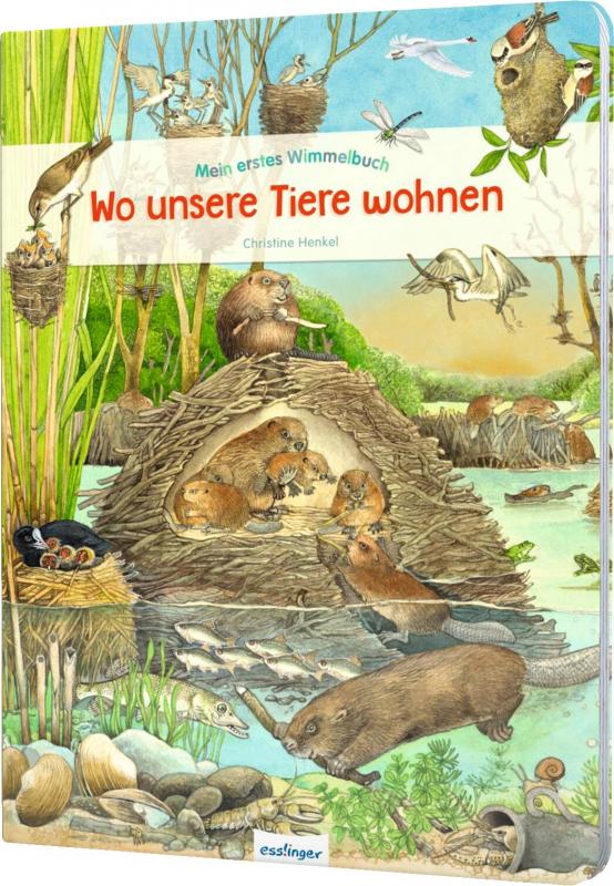 Cover-Bild Mein erstes Wimmelbuch: Wo unsere Tiere wohnen