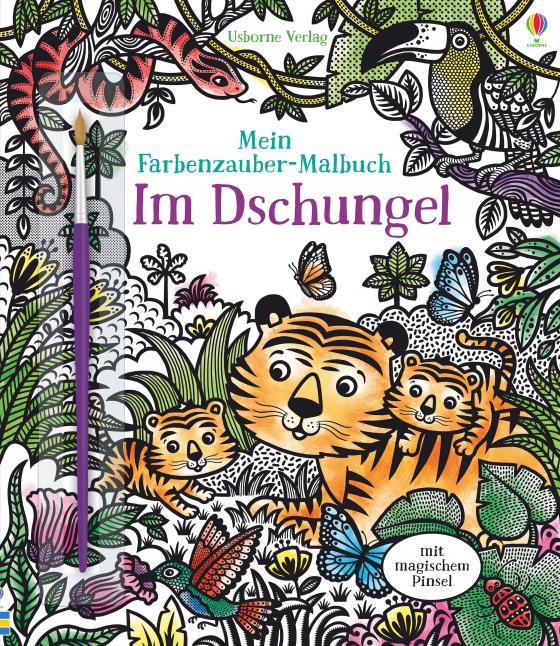 Cover-Bild Mein Farbenzauber-Malbuch: Im Dschungel