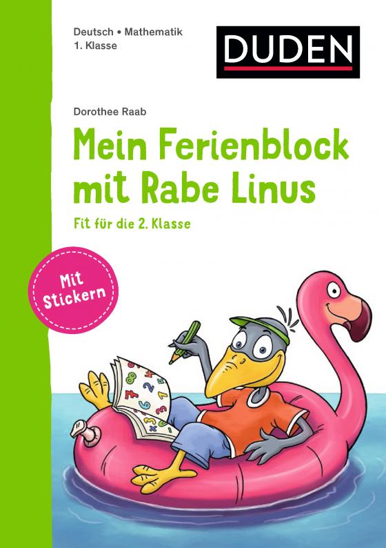 Cover-Bild Mein Ferienblock mit Rabe Linus – Fit für die 2. Klasse