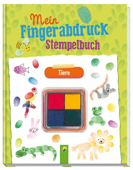 Cover-Bild Mein Fingerabdruck-Stempelbuch Tiere