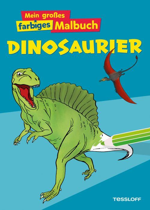 Cover-Bild Mein großes farbiges Malbuch Dinosaurier