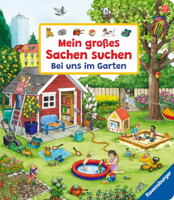 Cover-Bild Mein großes Sachen suchen: Bei uns im Garten