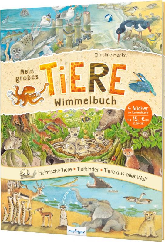 Cover-Bild Mein großes Tiere-Wimmelbuch