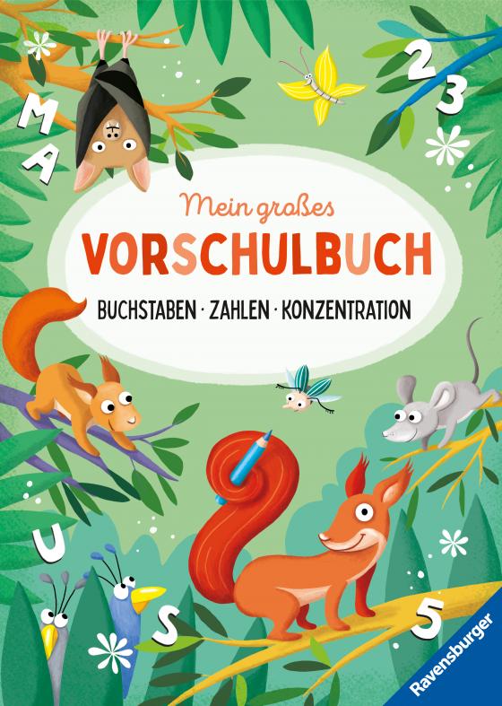 Cover-Bild Mein großes Vorschulbuch: Buchstaben Zahlen Konzentration