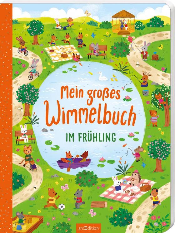 Cover-Bild Mein großes Wimmelbuch – Im Frühling