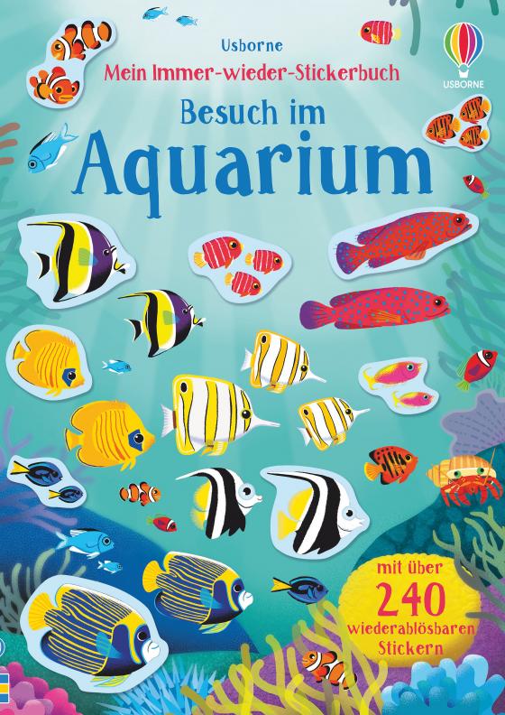 Cover-Bild Mein Immer-wieder-Stickerbuch: Besuch im Aquarium