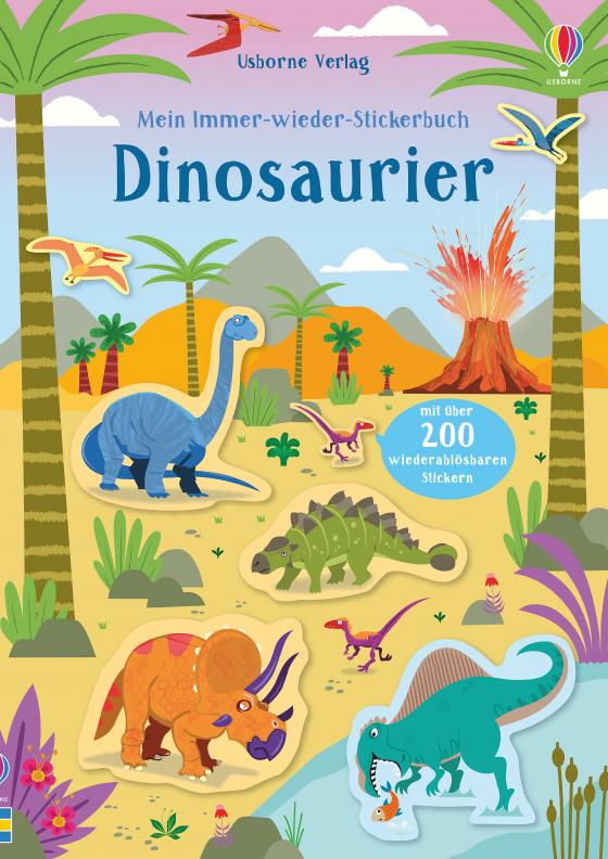 Cover-Bild Mein Immer-wieder-Stickerbuch: Dinosaurier