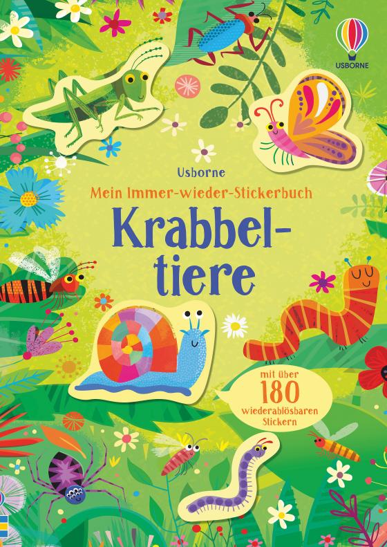 Cover-Bild Mein Immer-wieder-Stickerbuch: Krabbeltiere