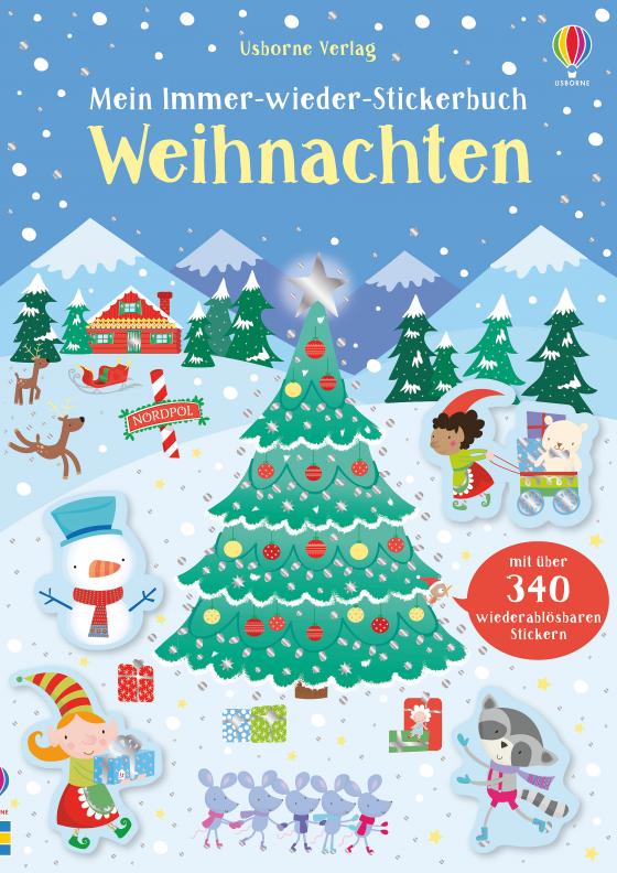 Cover-Bild Mein Immer-wieder-Stickerbuch: Weihnachten