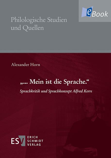 Cover-Bild „... Mein ist die Sprache.“