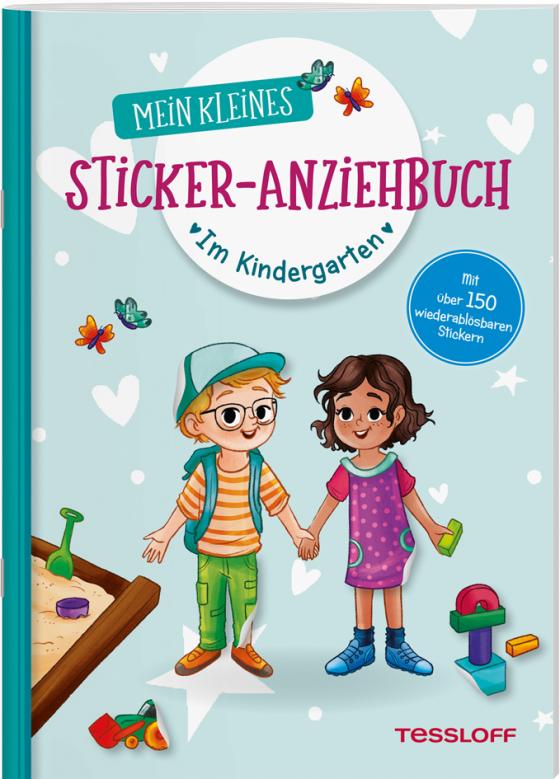 Cover-Bild Mein kleines Sticker-Anziehbuch. Im Kindergarten