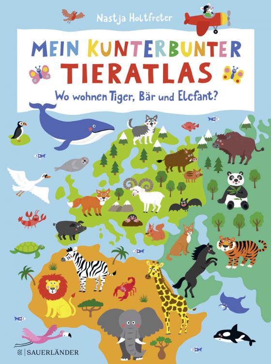 Cover-Bild Mein kunterbunter Tieratlas