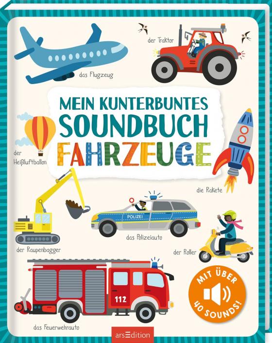 Cover-Bild Mein kunterbuntes Soundbuch – Fahrzeuge