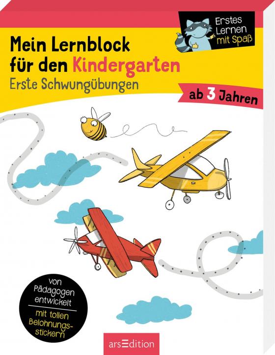 Cover-Bild Mein Lernblock für den Kindergarten – Erste Schwungübungen