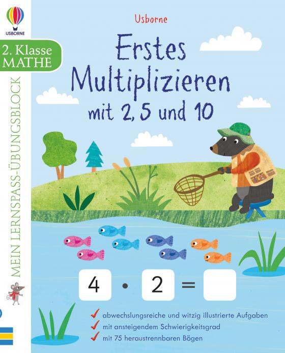 Cover-Bild Mein Lernspaß-Übungsblock: Erstes Multiplizieren mit 2, 5 und 10
