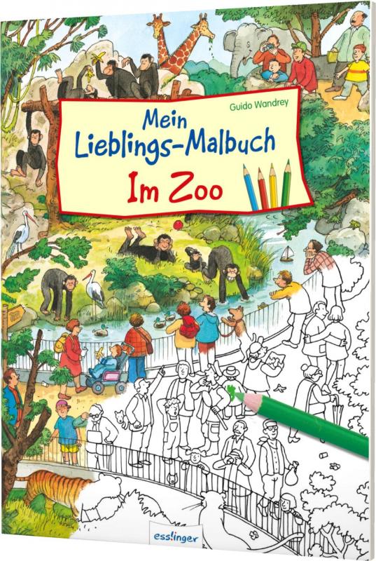 Cover-Bild Mein Lieblings-Malbuch – Im Zoo