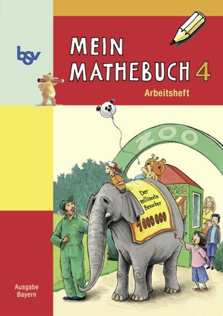 Cover-Bild Mein Mathebuch - Ausgabe Bayern - Bisherige Ausgabe / 4. Jahrgangsstufe - Arbeitsheft mit Kartonbeilagen