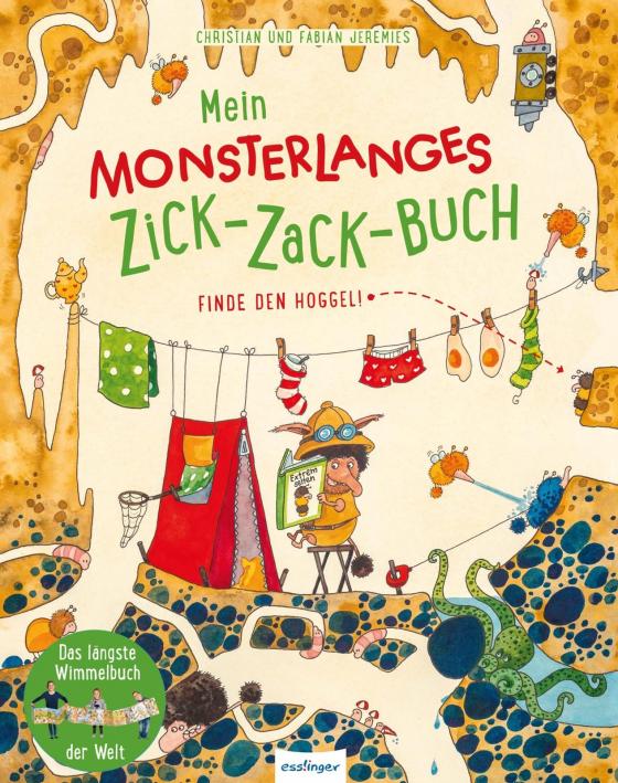 Cover-Bild Mein monsterlanges Zick-Zack-Buch: Finde den Hoggel!