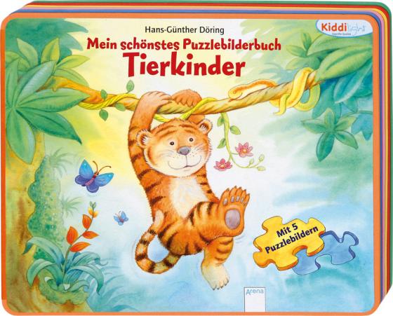 Cover-Bild Mein schönstes Puzzlebilderbuch. Tierkinder