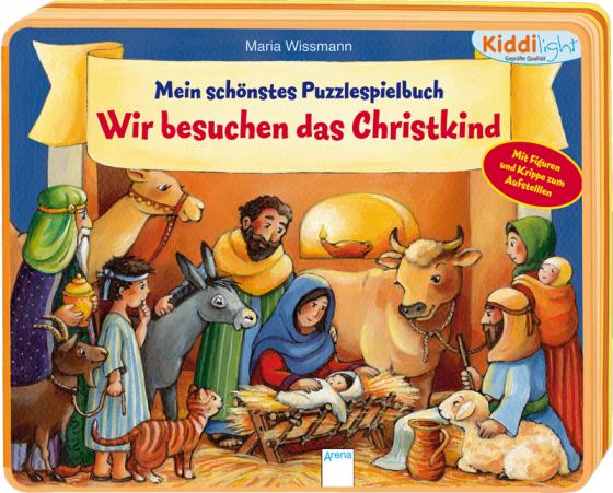 Cover-Bild Mein schönstes Puzzlespielbuch - Wir besuchen das Christkind