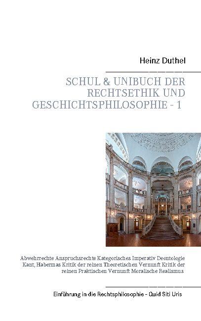 Cover-Bild Mein Schulbuch: Einstieg in die Rechts, Ethik und Geschichtsphilosophie - 1 -