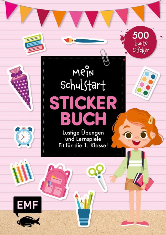 Cover-Bild Mein Schulstart Stickerbuch (rosa)