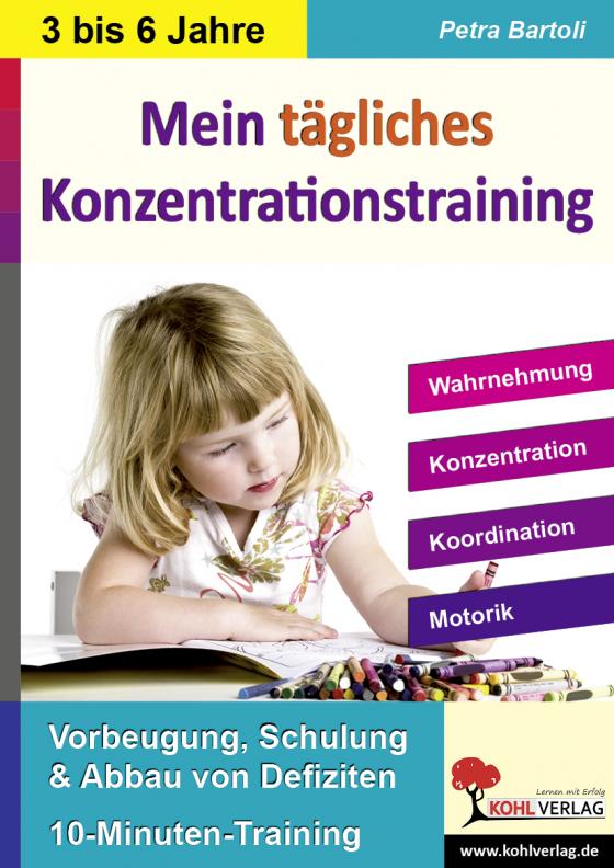 Cover-Bild Mein tägliches Konzentrationstraining Kindergarten & Vorschule
