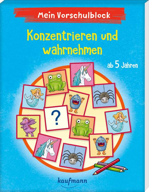 Cover-Bild Mein Vorschulblock – Konzentrieren und wahrnehmen