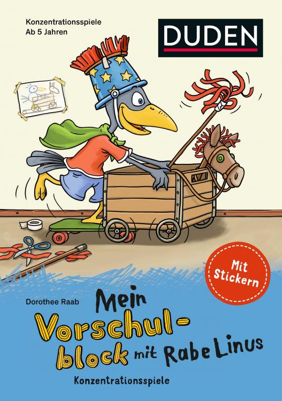 Cover-Bild Mein Vorschulblock mit Rabe Linus -Konzentrationsspiele