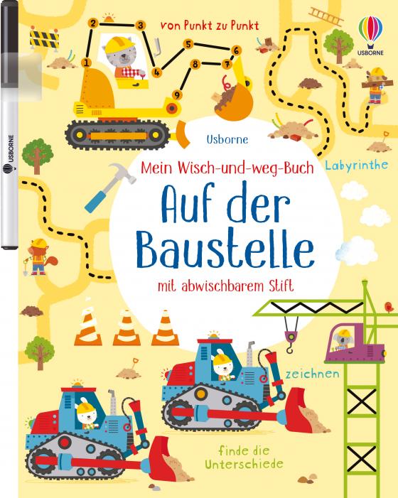 Cover-Bild Mein Wisch-und-weg-Buch: Auf der Baustelle