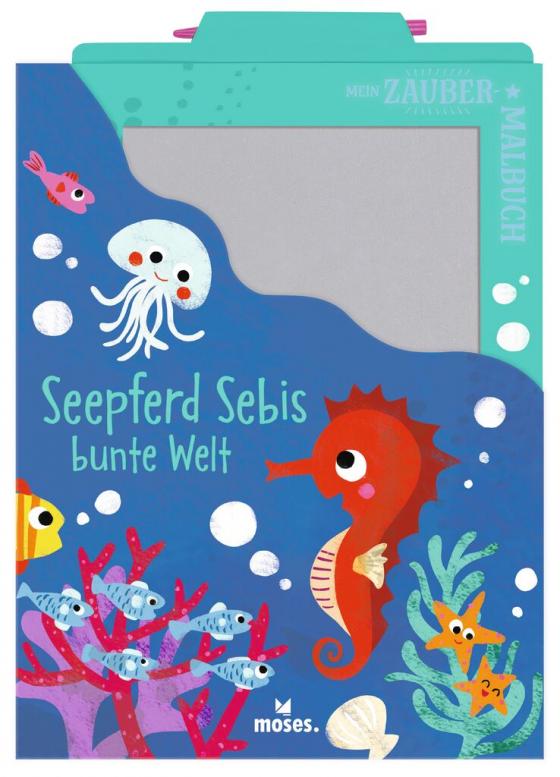 Cover-Bild Mein Zaubermalbuch - Seepferd Sebis bunte Welt