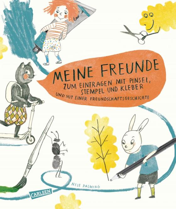 Cover-Bild Meine Freunde - zum Eintragen mit Pinsel, Stempel, Kleber