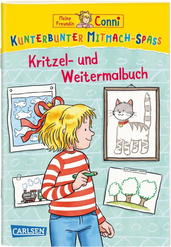 Cover-Bild Meine Freundin Conni: Kunterbunter Mitmach-Spaß - Kritzel- und Weitermalbuch