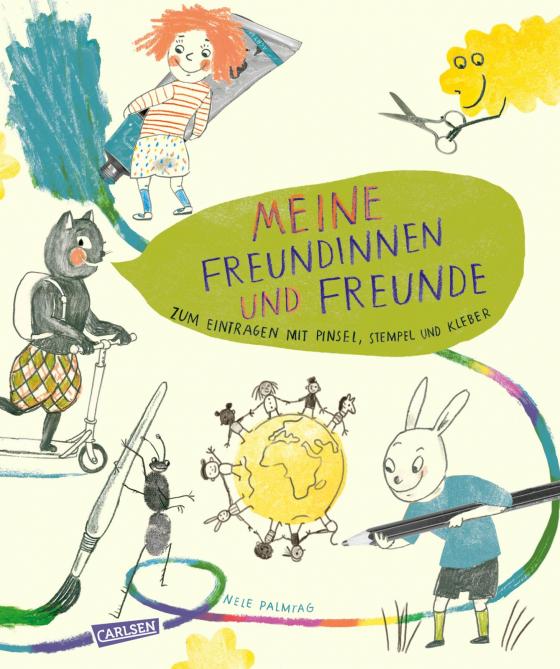 Cover-Bild Meine Freundinnen und Freunde – zum Eintragen mit Pinsel, Stempel, Kleber