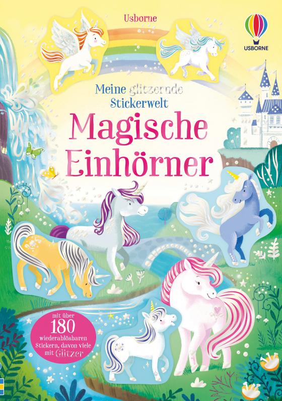 Cover-Bild Meine glitzernde Stickerwelt: Magische Einhörner