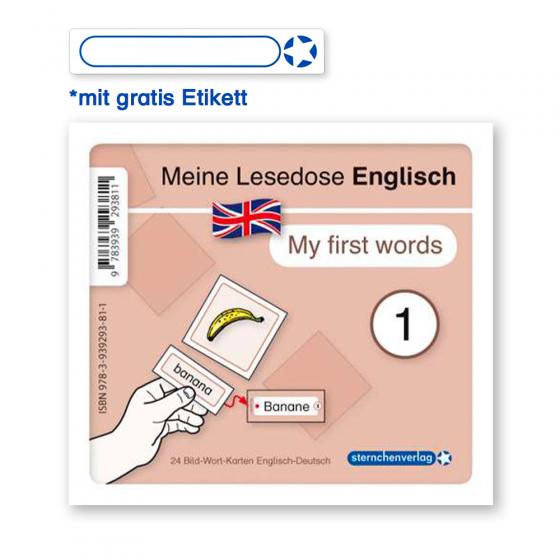 Cover-Bild Meine Lesedose Englisch 1 - My first words - Grundwortschatz Deutsch - Englisch - DaZ