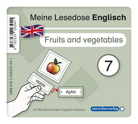 Cover-Bild Meine Lesedose Englisch 7 - Fruits and vegetables - Grundwortschatz Deutsch - Englisch - DaZ