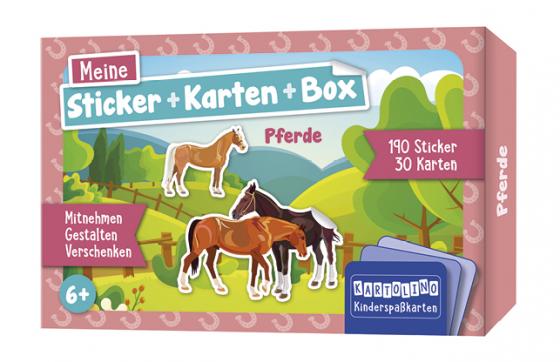 Cover-Bild Meine Sticker + Karten + Box - Pferde