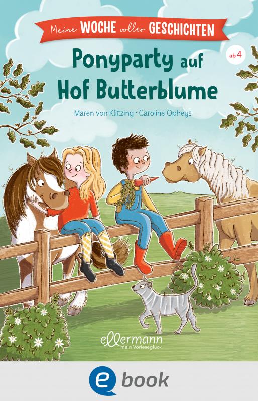 Cover-Bild Meine Woche voller Geschichten. Ponyparty auf Hof Butterblume