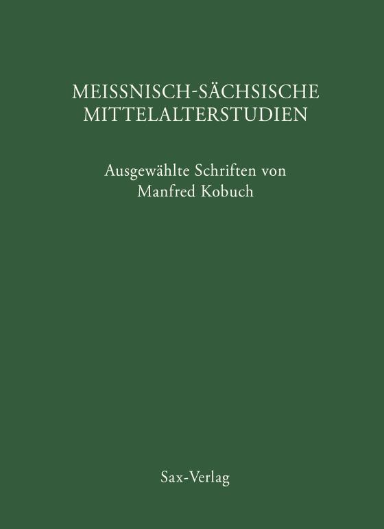 Cover-Bild Meißnisch-sächsische Mittelalterstudien